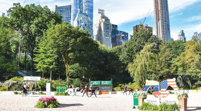 Rolex Central Park Horse Show Fourth Annual Event Impresses Behind  The Bright Lights Of New York City