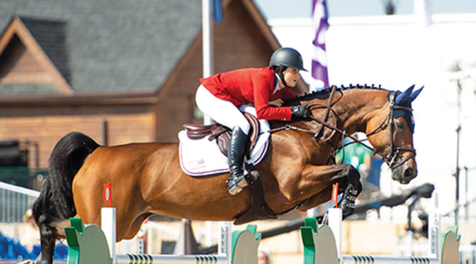 Adrienne Sternlich Jumps Back Into Wellington Groove After Shining At WEG