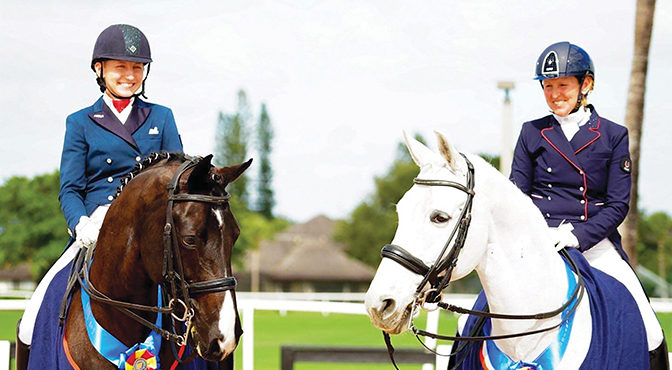 Mother-Daughter Team Diane Creech And Vanessa Creech-Terauds Enjoy Wintering In Wellington Dressage Duo