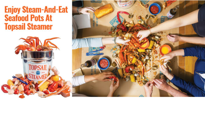 Enjoy Steam-And-Eat Seafood Pots At Topsail Steamer